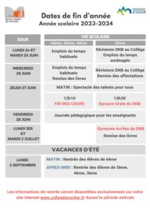 Lire la suite à propos de l’article DATES DE FIN D’ANNEE