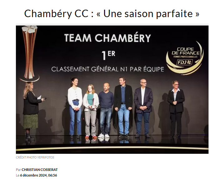 Lire la suite à propos de l’article Chambéry Cyclisme Compétition : retour sur la saison 2024